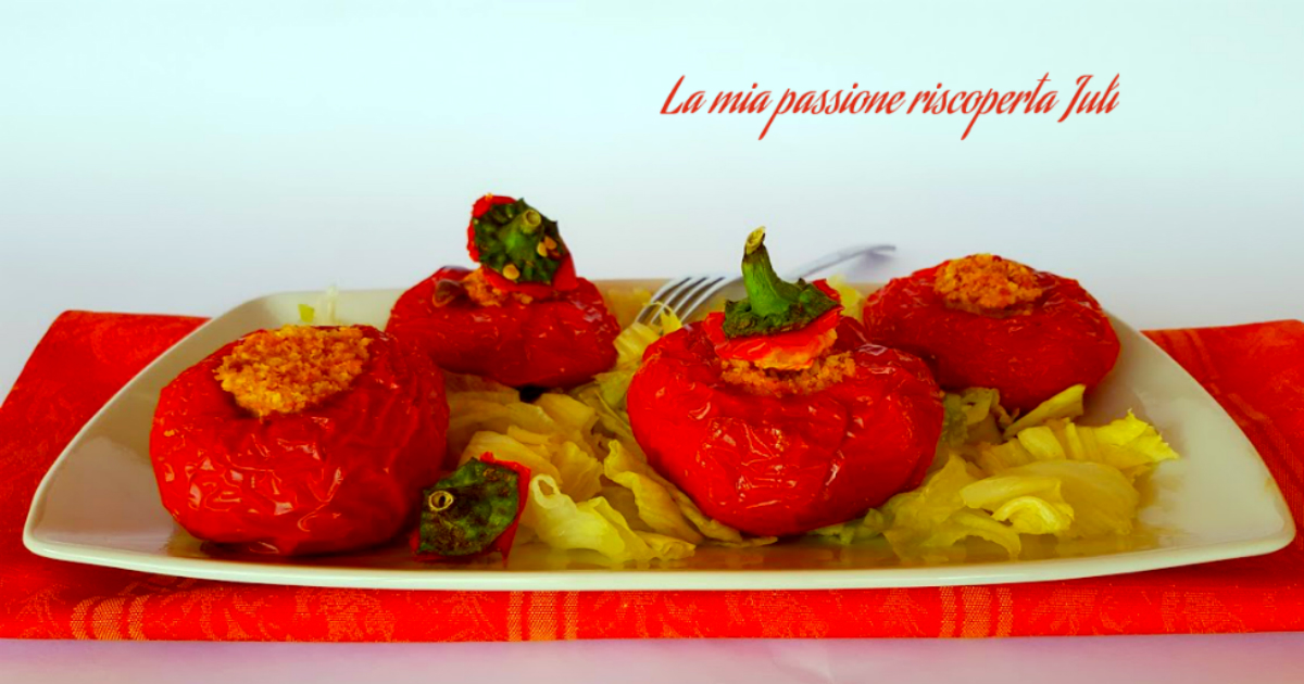 Peperoni piccoli tondi ripieni