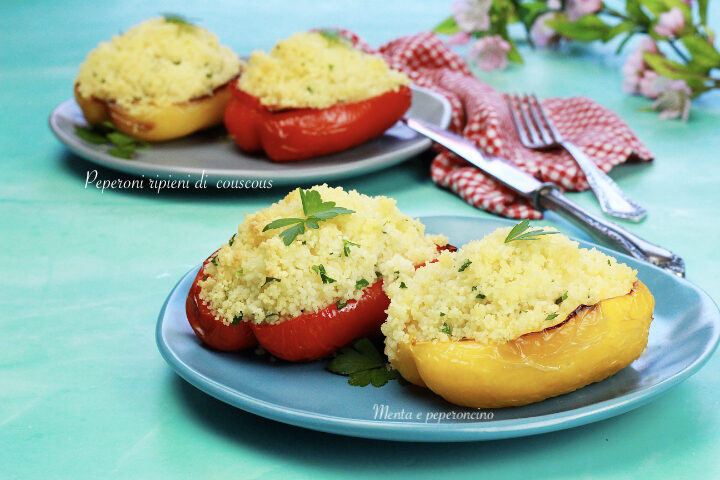 Peperoni ripieni di cous cous