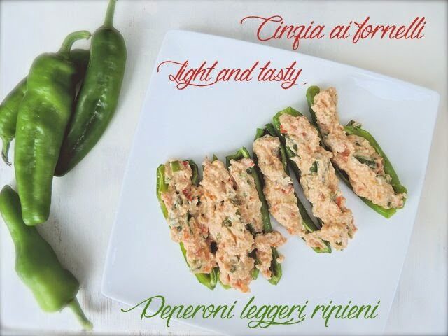 Peperoni ripieni leggeri