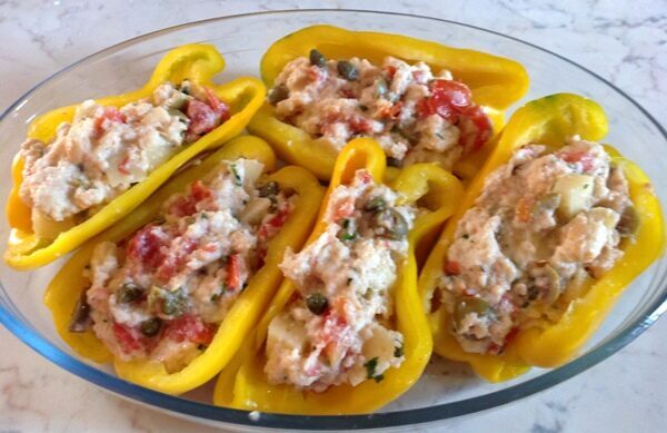 Peperoni ripieni (vegetariani con gusto)