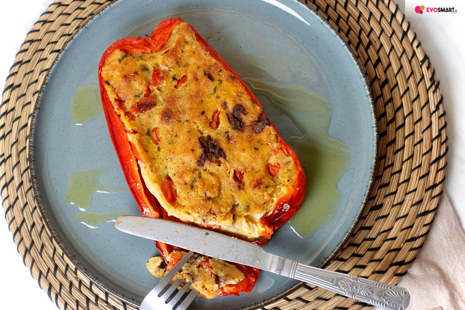 Peperoni ripieni vegetariani | ricetta facile