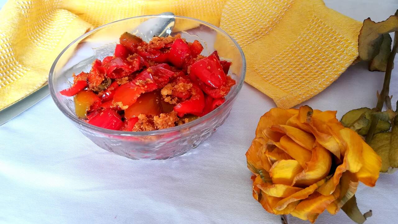 Peperoni sabbiosi in padella, contorno veloce