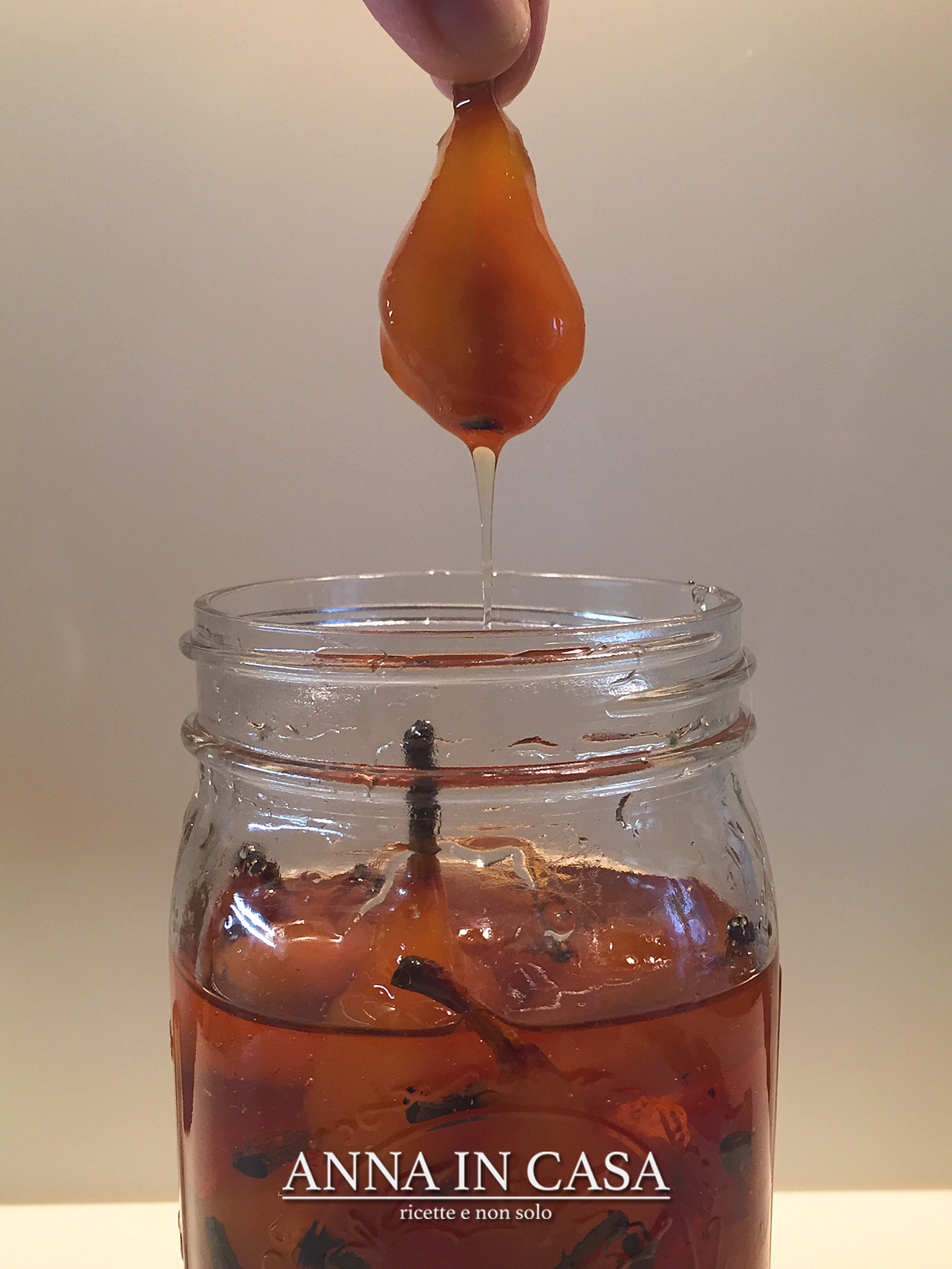 Pere candite senapate – ricetta passo passo