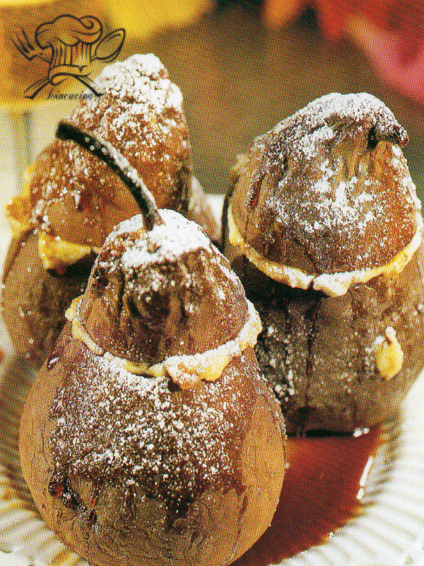 Pere farcite con ricotta