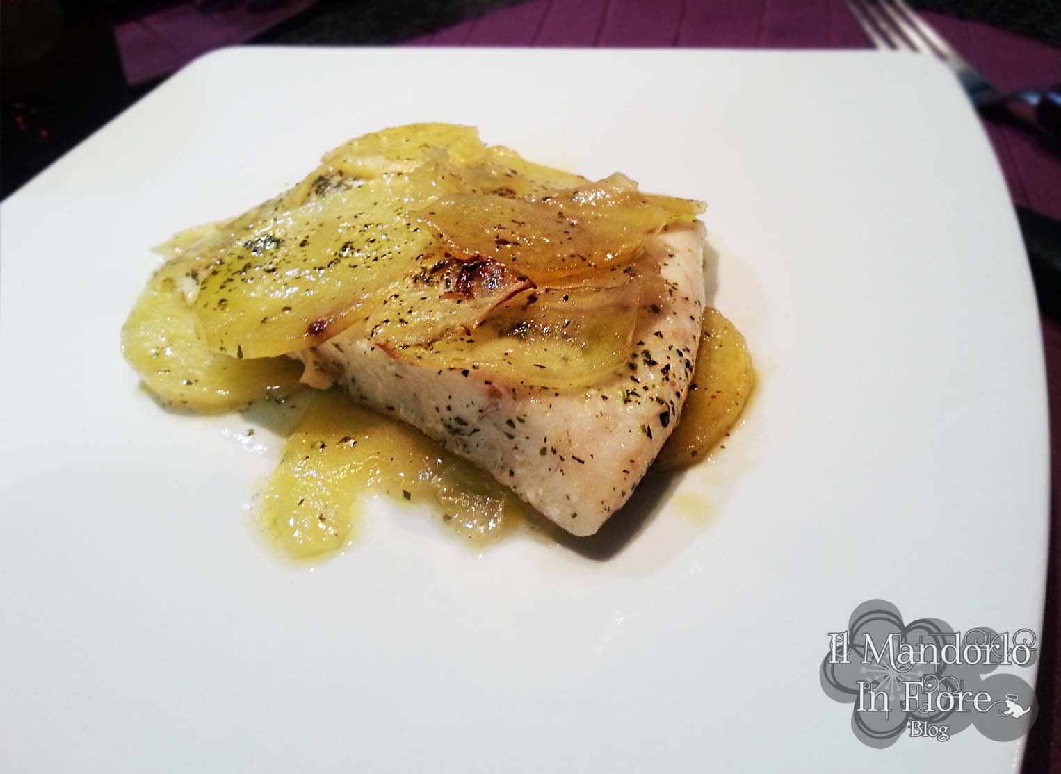 Persico in crosta di patate