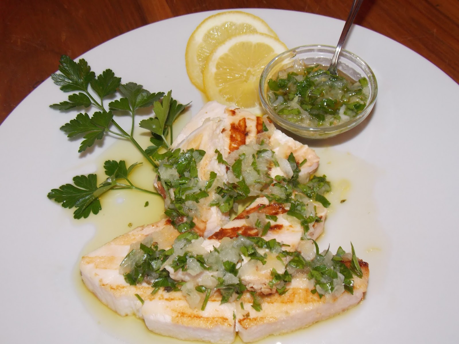 Pesce arrosto alla greca