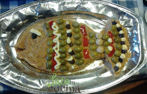Pesce di tonno e patate