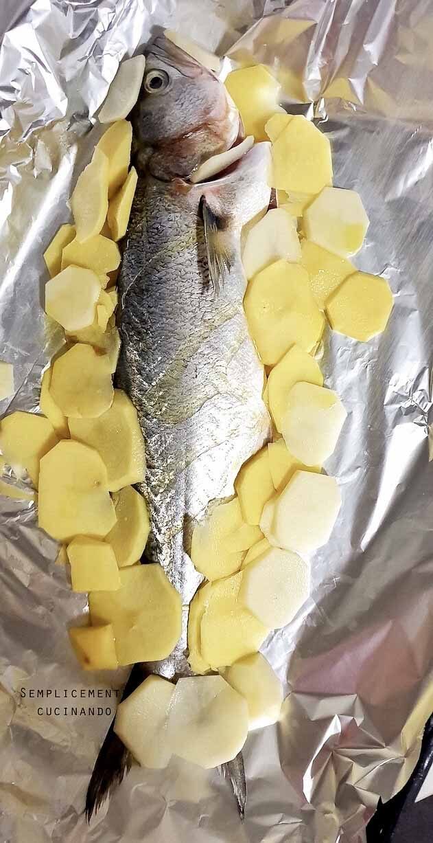 Pesce serra al cartoccio