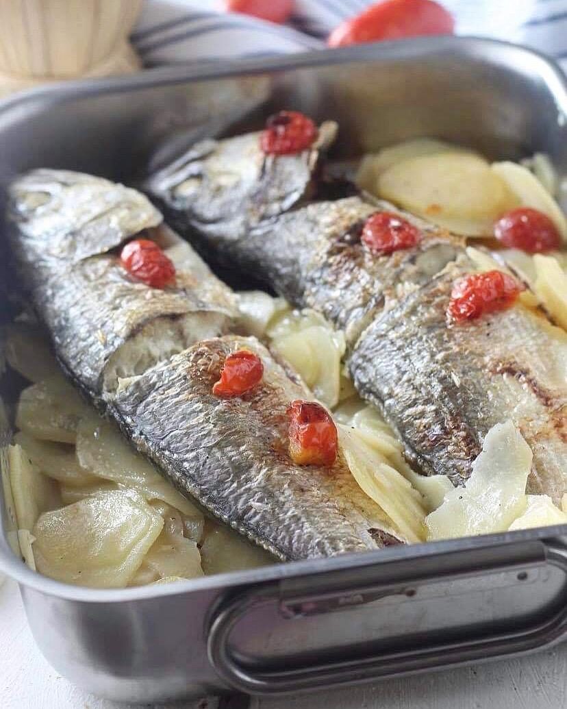 Pesce serra con patate