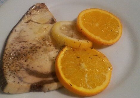 Pesce spada agli agrumi