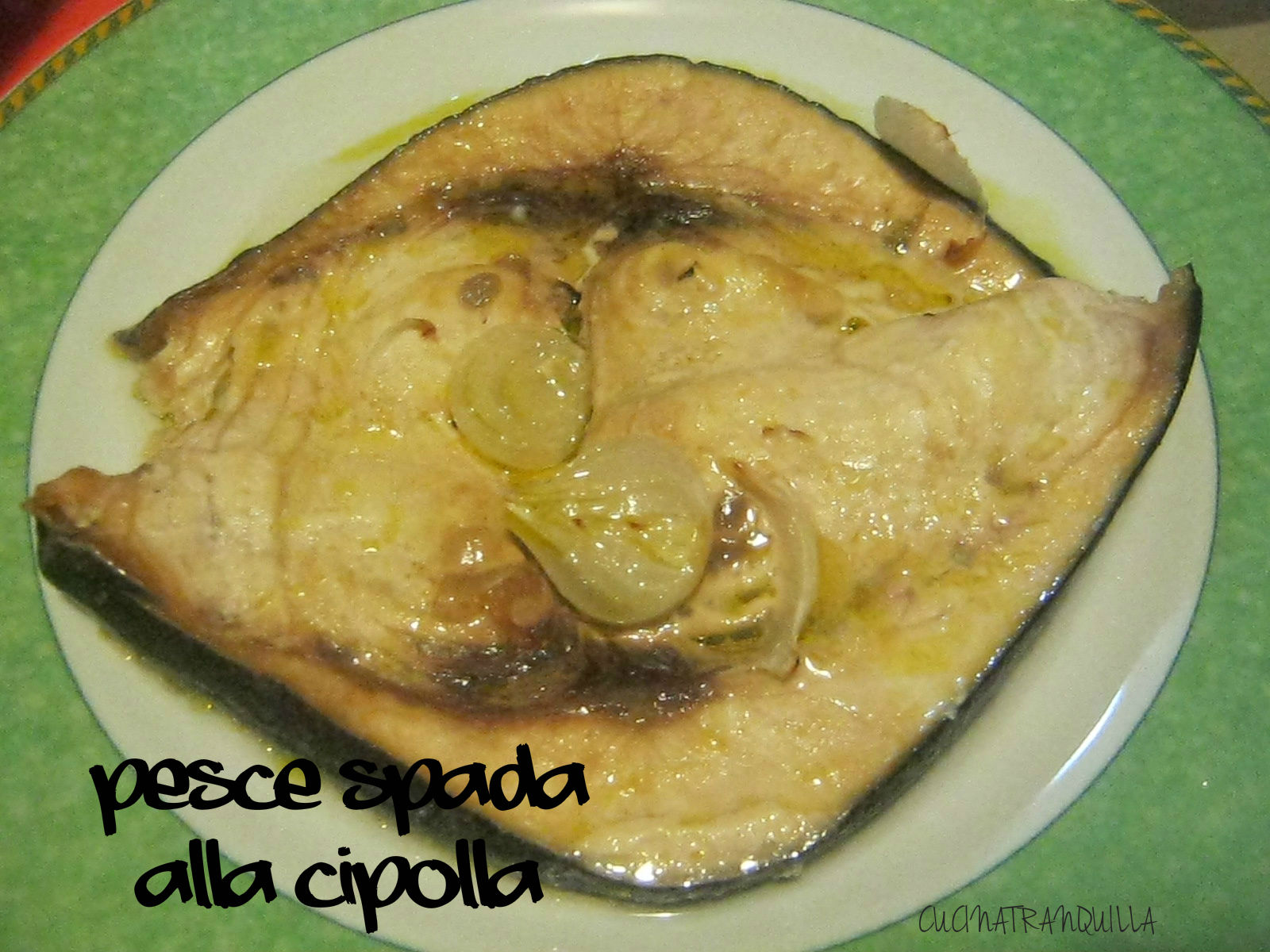 Pesce spada alla cipolla