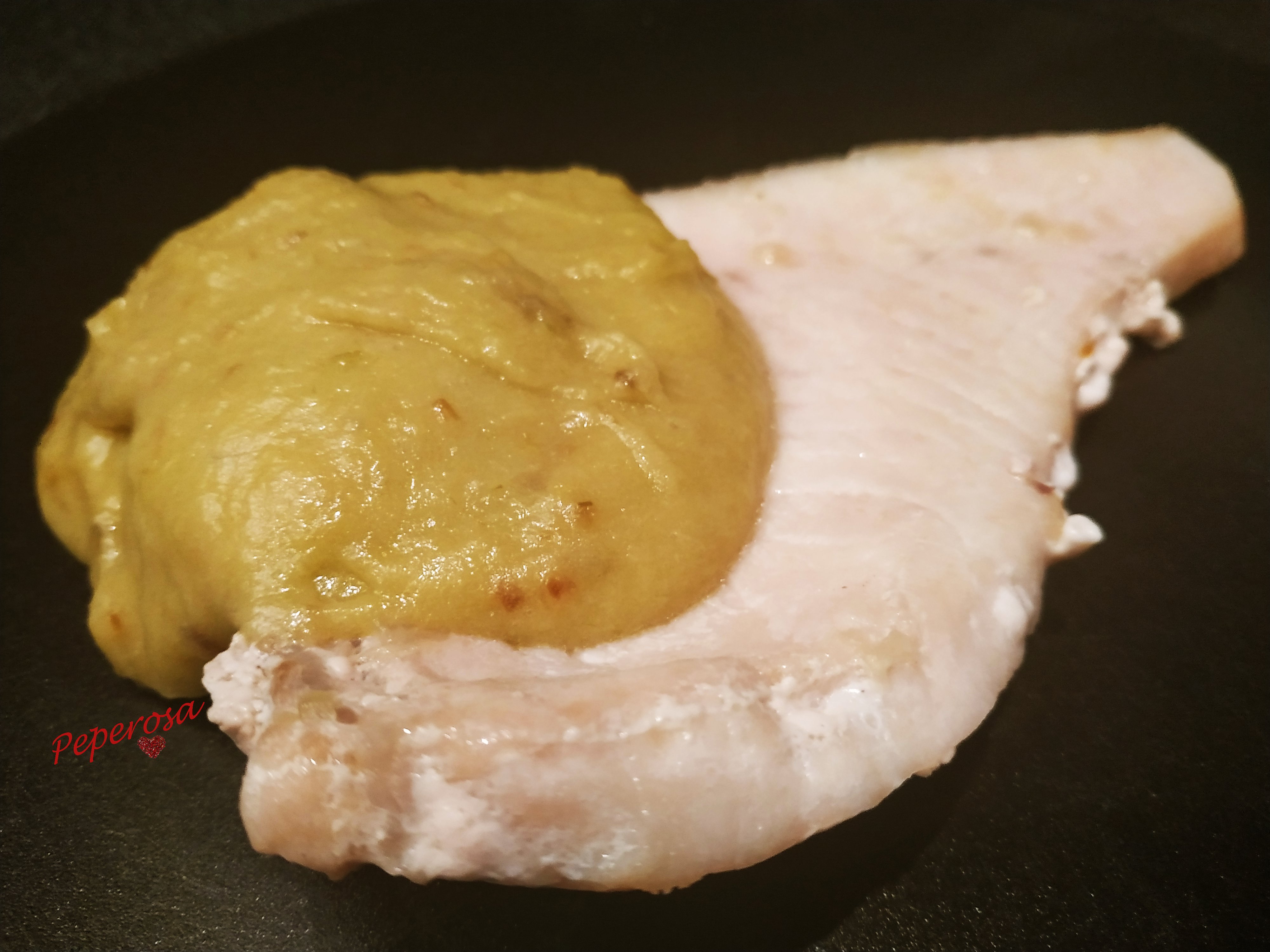 Pesce spada con salsa al porro