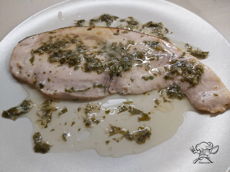 Pesce spada in salsa salmoriglio