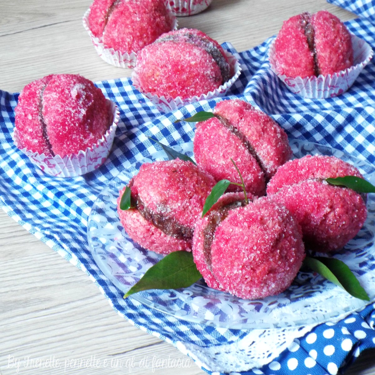 Pesche dolci con nutella