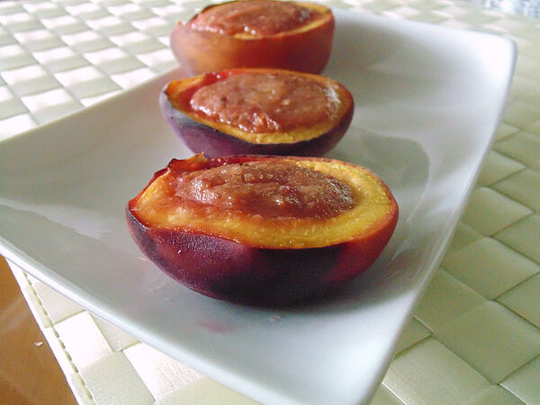 Pesche ripiene -ricetta leggera