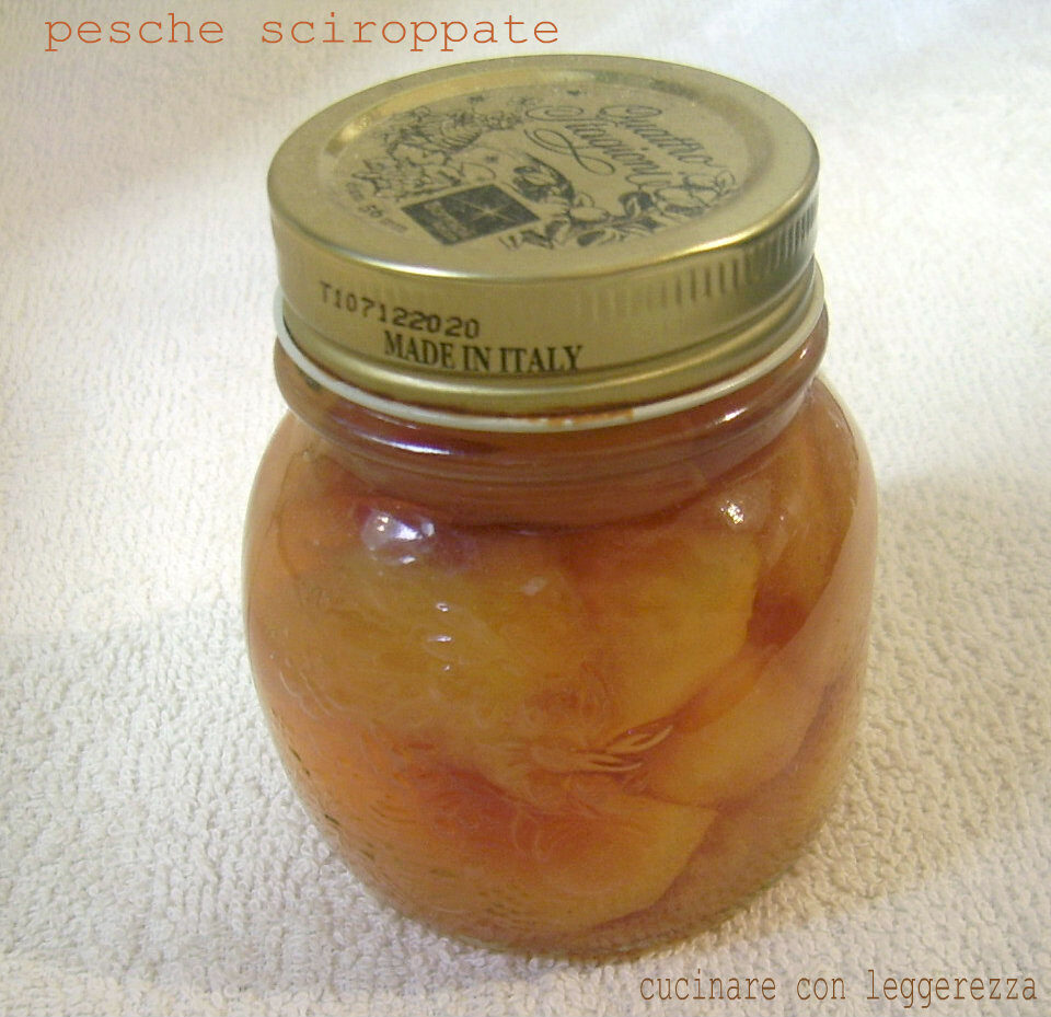 Pesche sciroppate