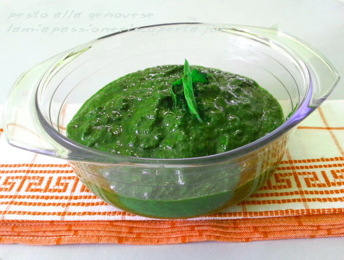 Pesto alla genovese con bimby.