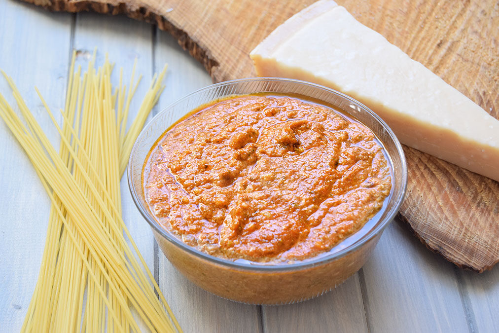 Pesto alla siciliana bimby