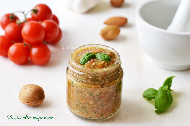 Pesto alla trapanese siciliano