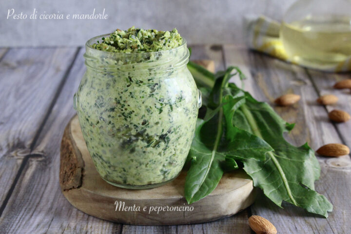 Pesto di cicoria e mandorle