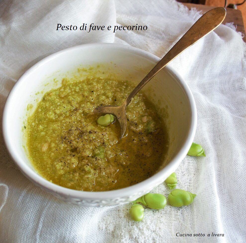 Pesto di fave e pecorino