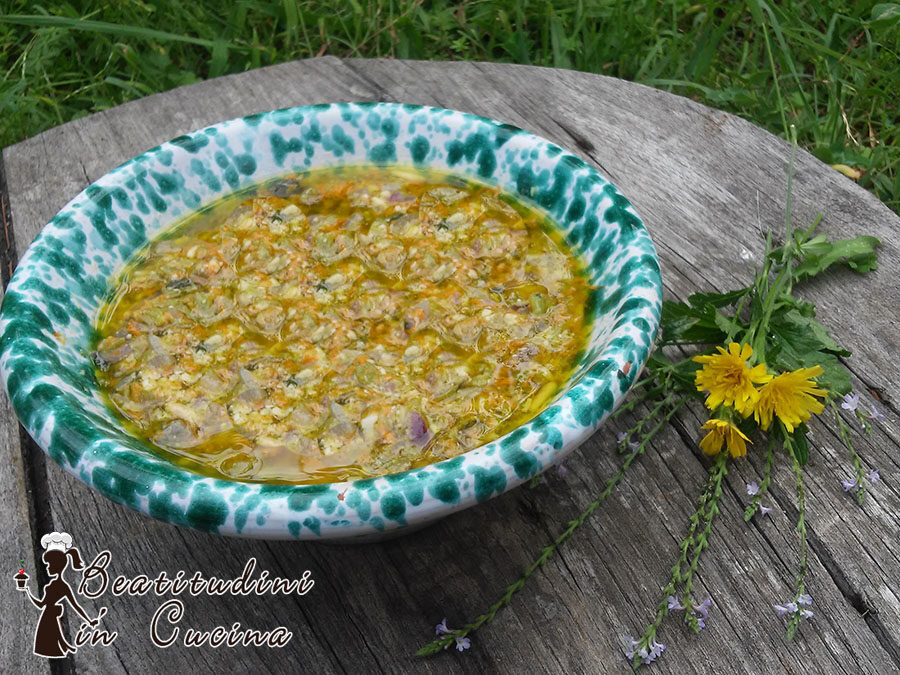 Pesto di fiori di zucca