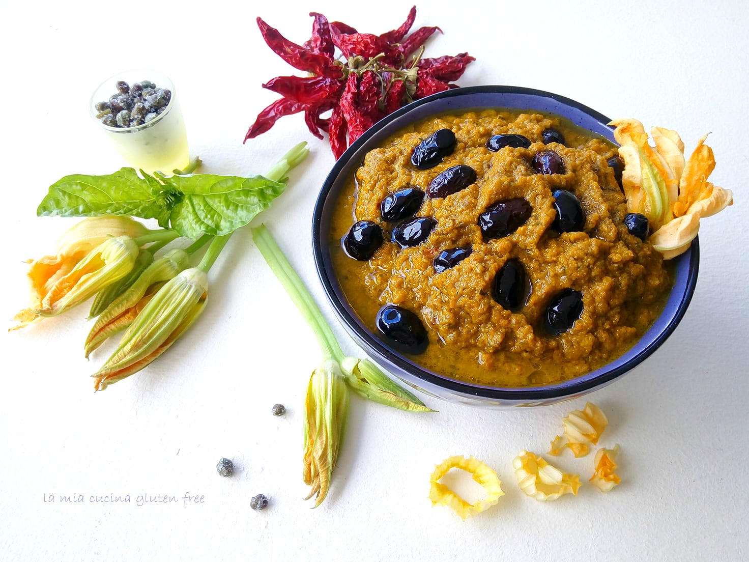 Pesto di fiori zucca