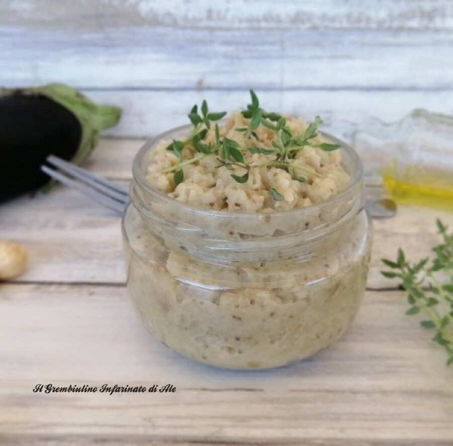 Pesto di melanzane e nocciole