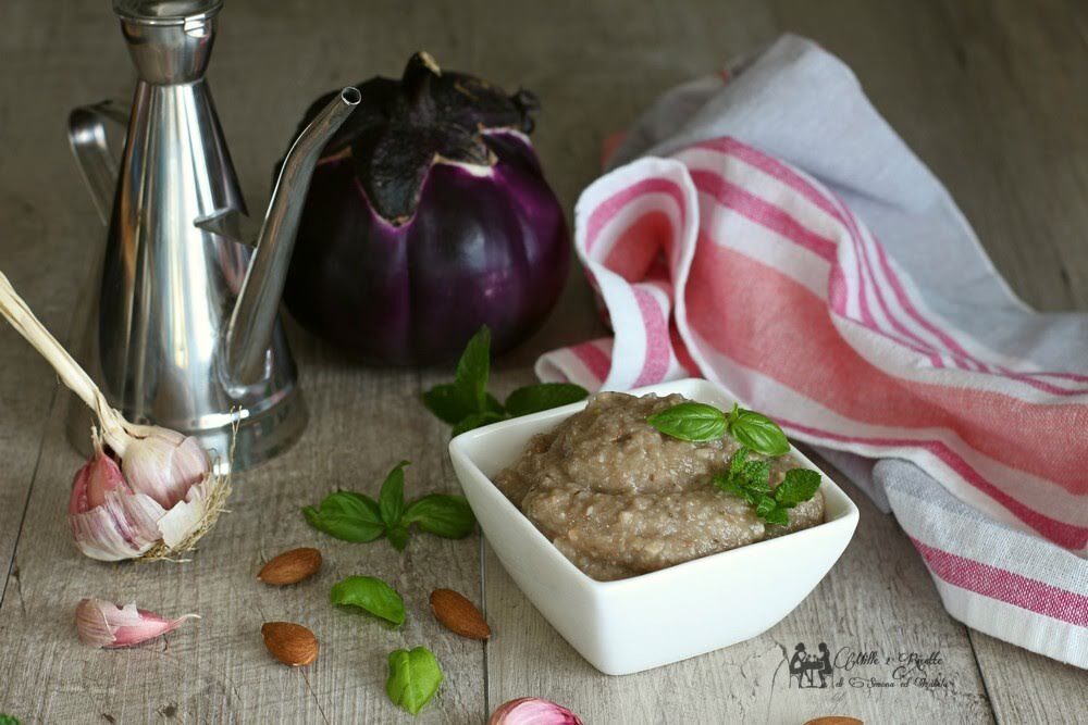 Pesto di melanzane, veloce e senza forno