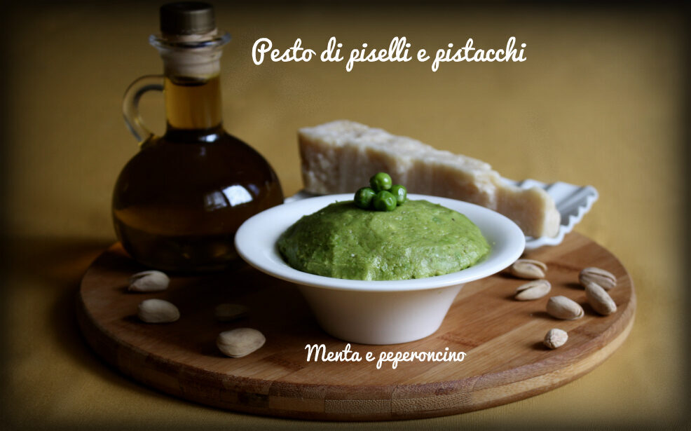 Pesto di piselli e pistacchi