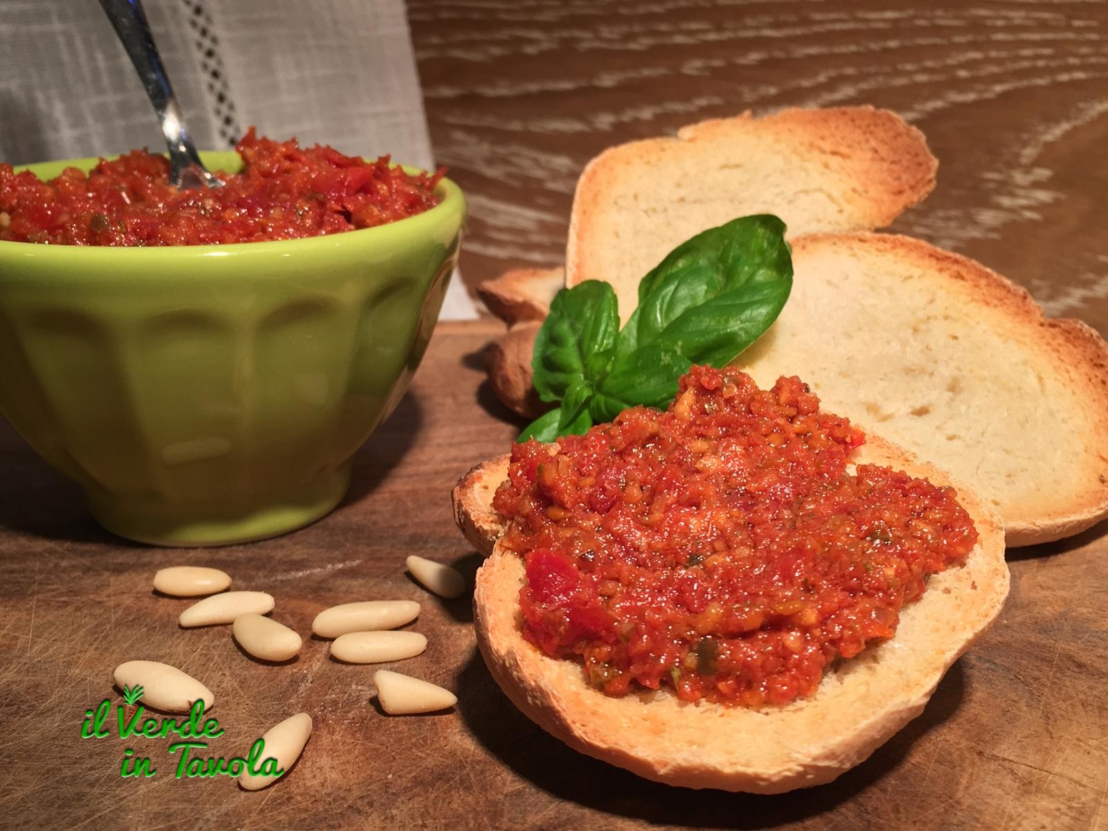 Pesto di pomodori secchi a modo mio