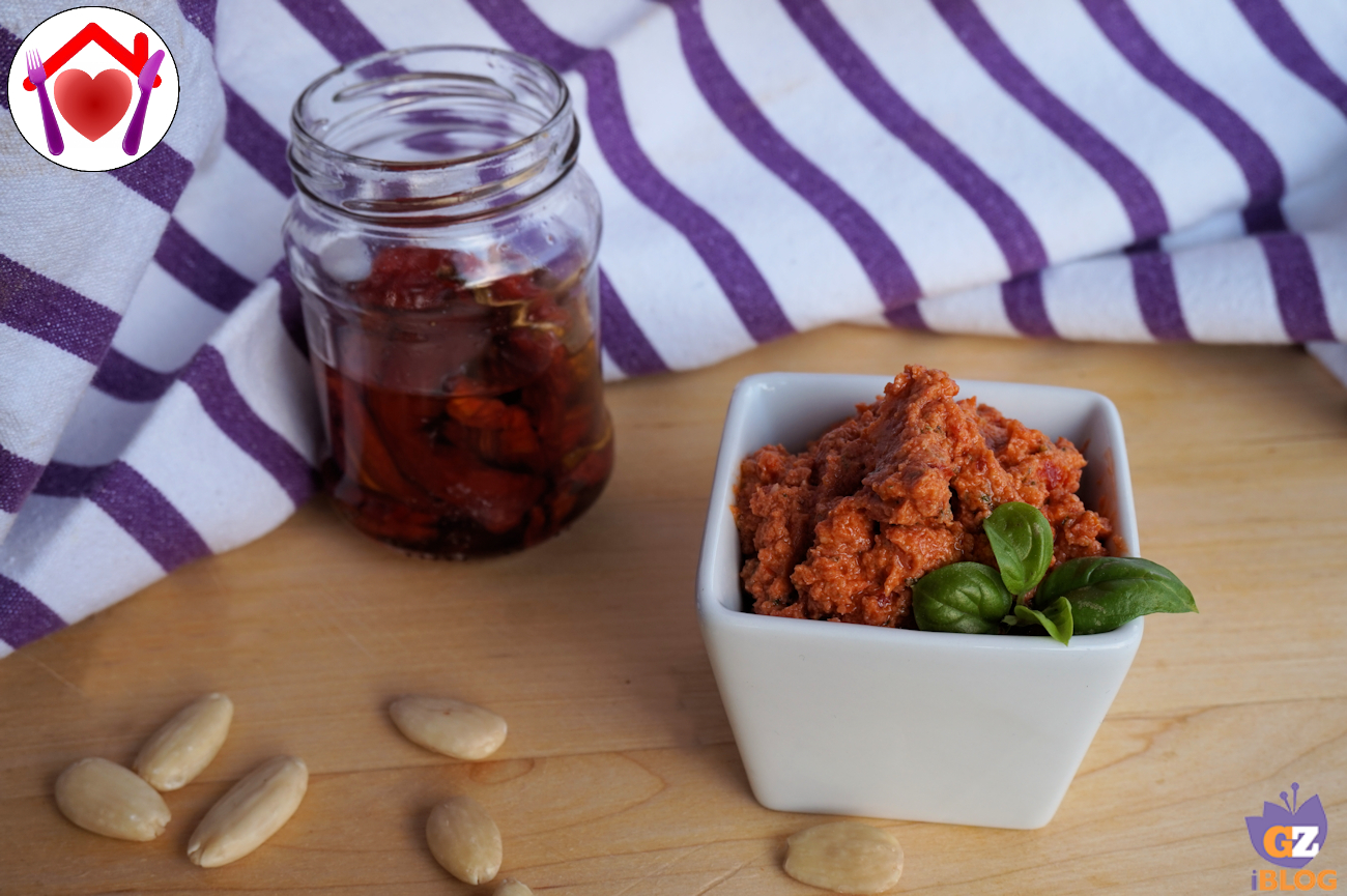 Pesto di pomodori secchi e ricotta
