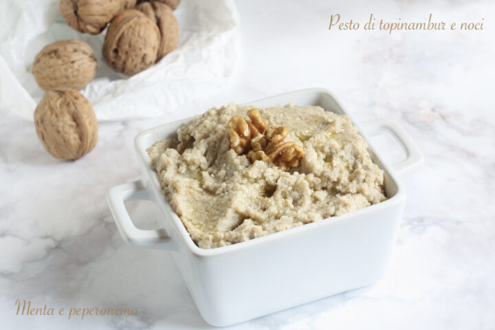 Pesto di topinambur e noci