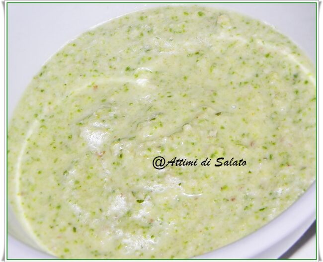 Pesto di zucchine crude