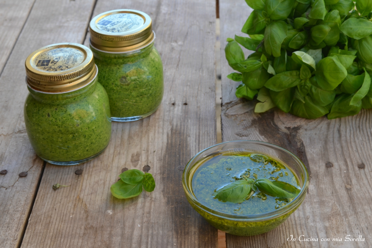 Pesto genovese ricetta e conservazione