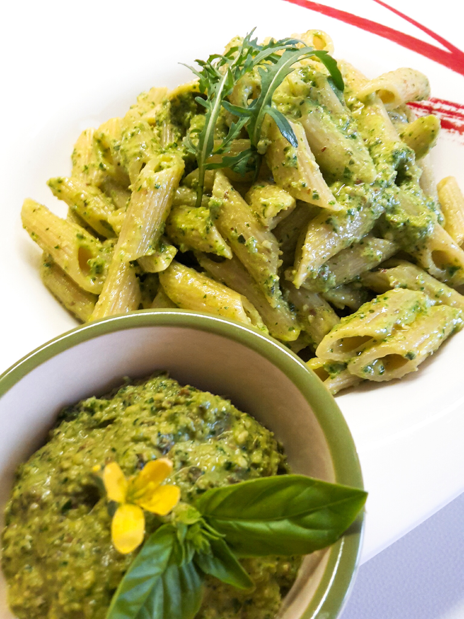 Pesto green, con i sapori dell’orto