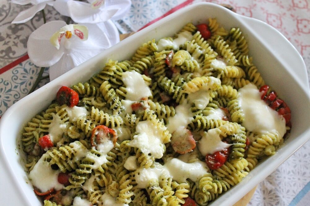 Pesto? pasta al forno con pesto pomodorini e…