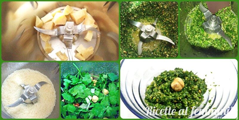 Pesto prezzemolo e nocciole con bimby