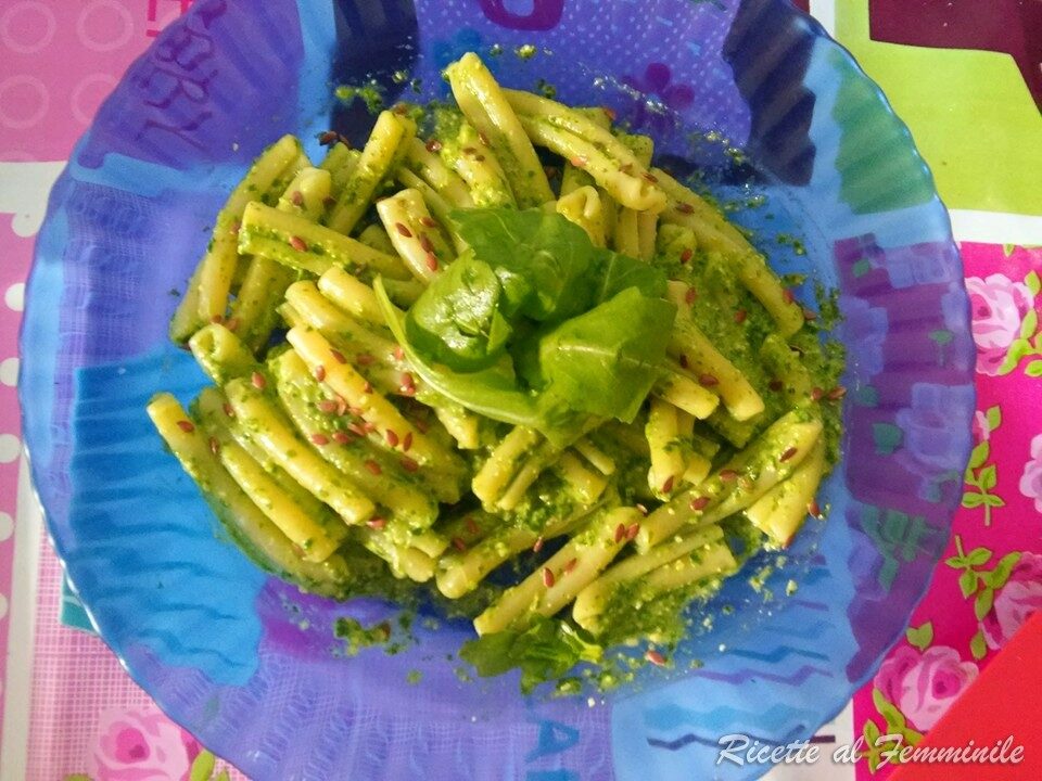 Pesto rucola e semi di lino