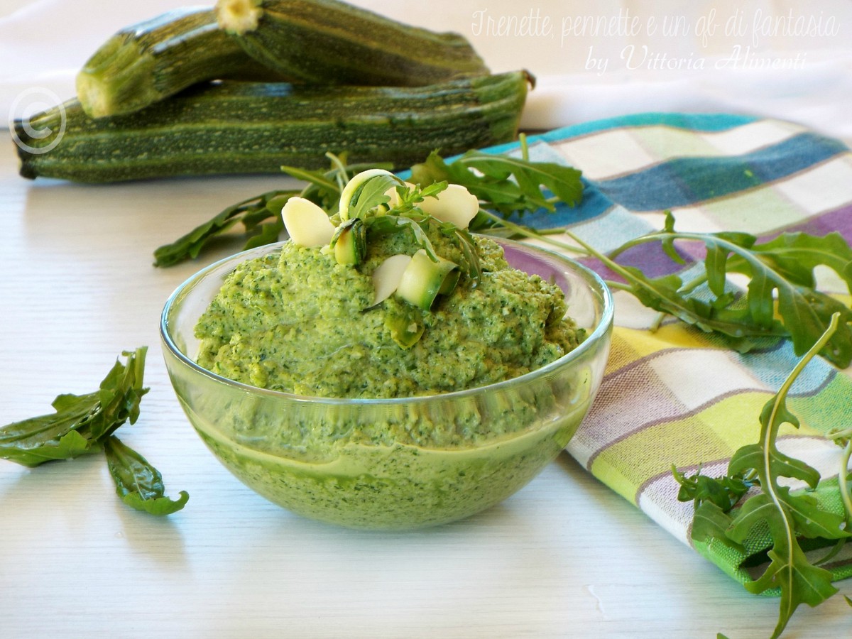 Pesto zucchine e rucola
