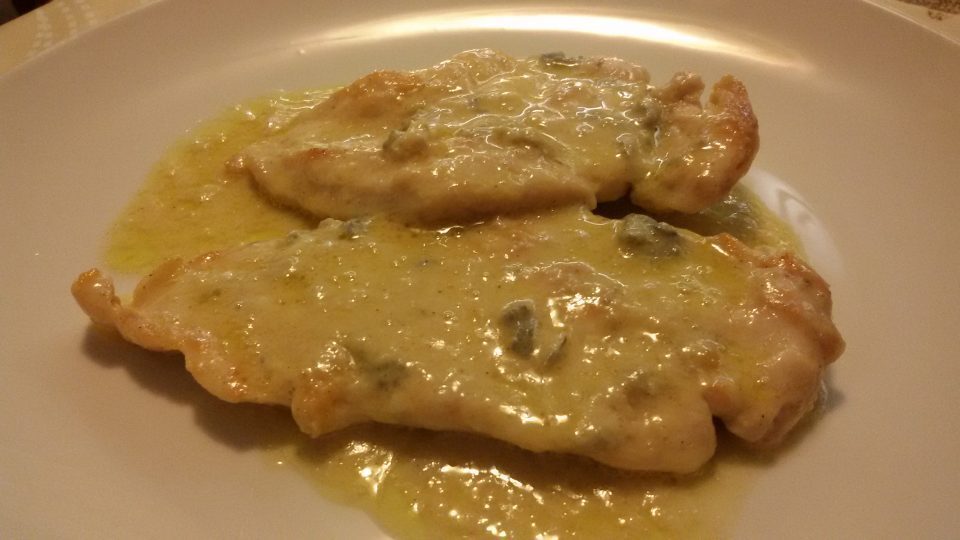 Petto di pollo al gorgonzola