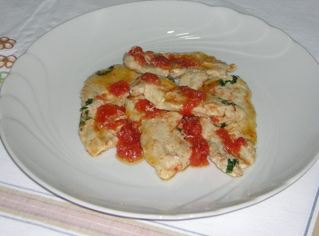 Petto di pollo al pomodoro