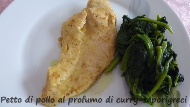 Petto di pollo al profumo di curry