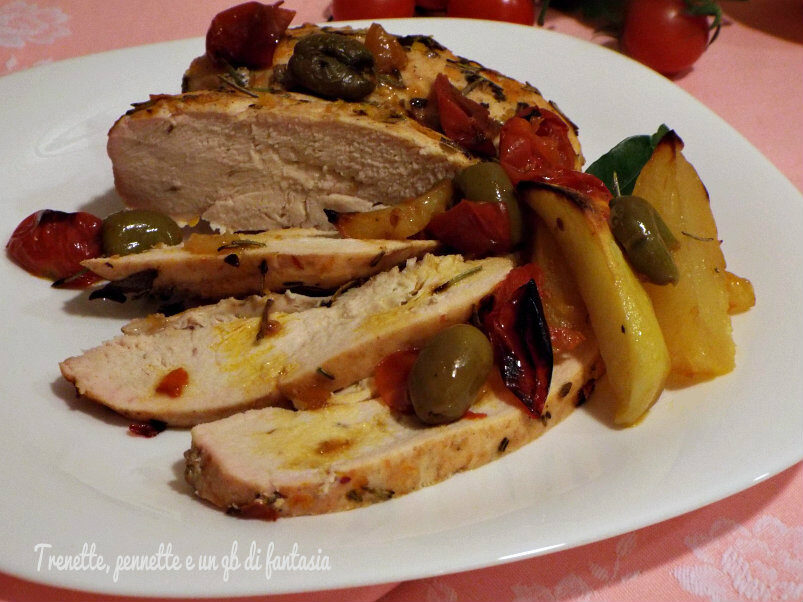 Petto di pollo al sapore e profumo d’arancia