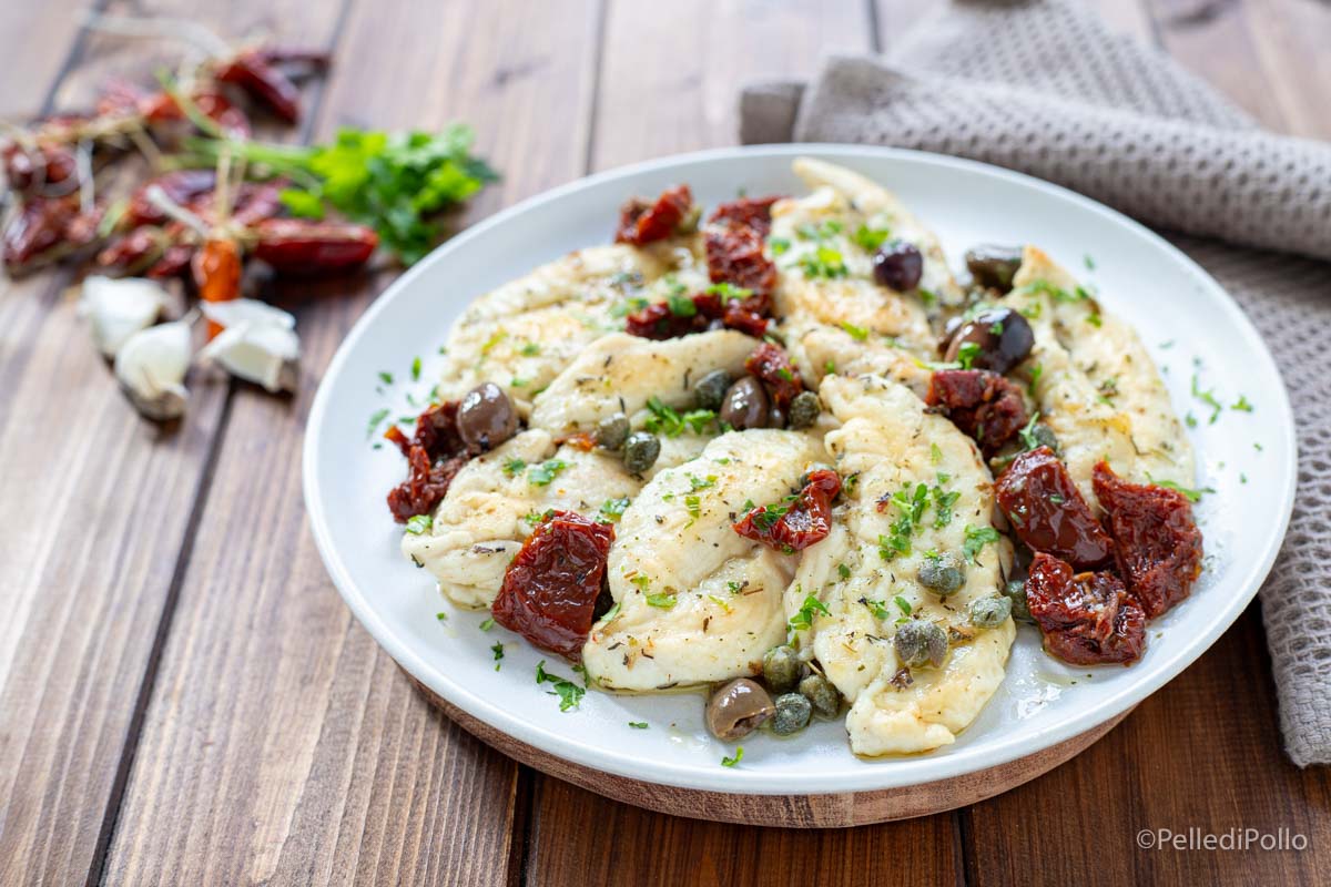Petto di pollo alla mediterranea