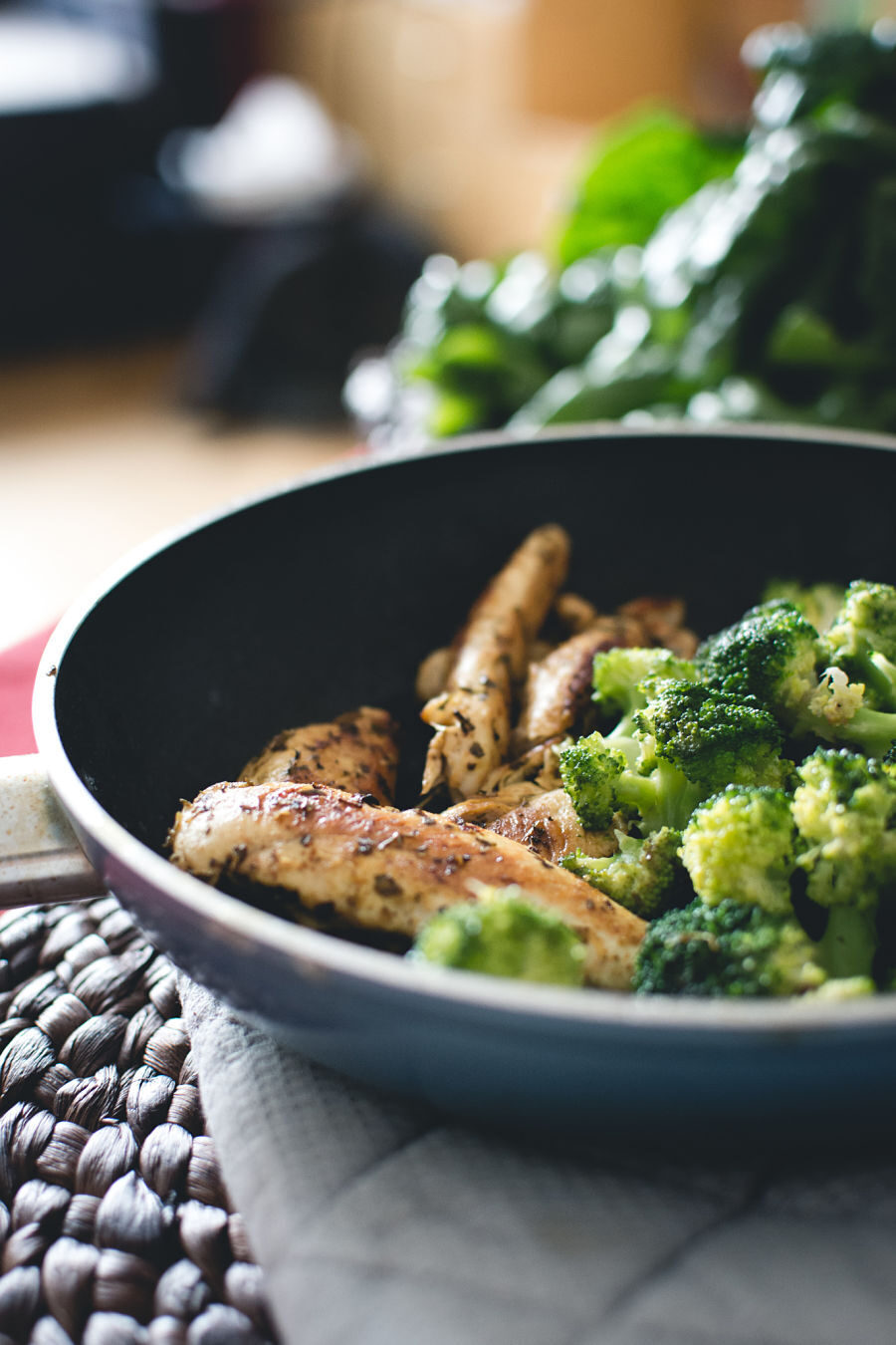 Petto di pollo con broccoli