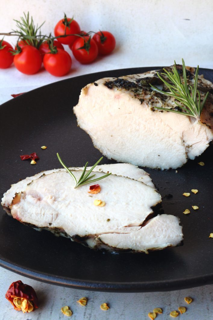 Petto di pollo con cottura sottovuoto a bassa temperatura