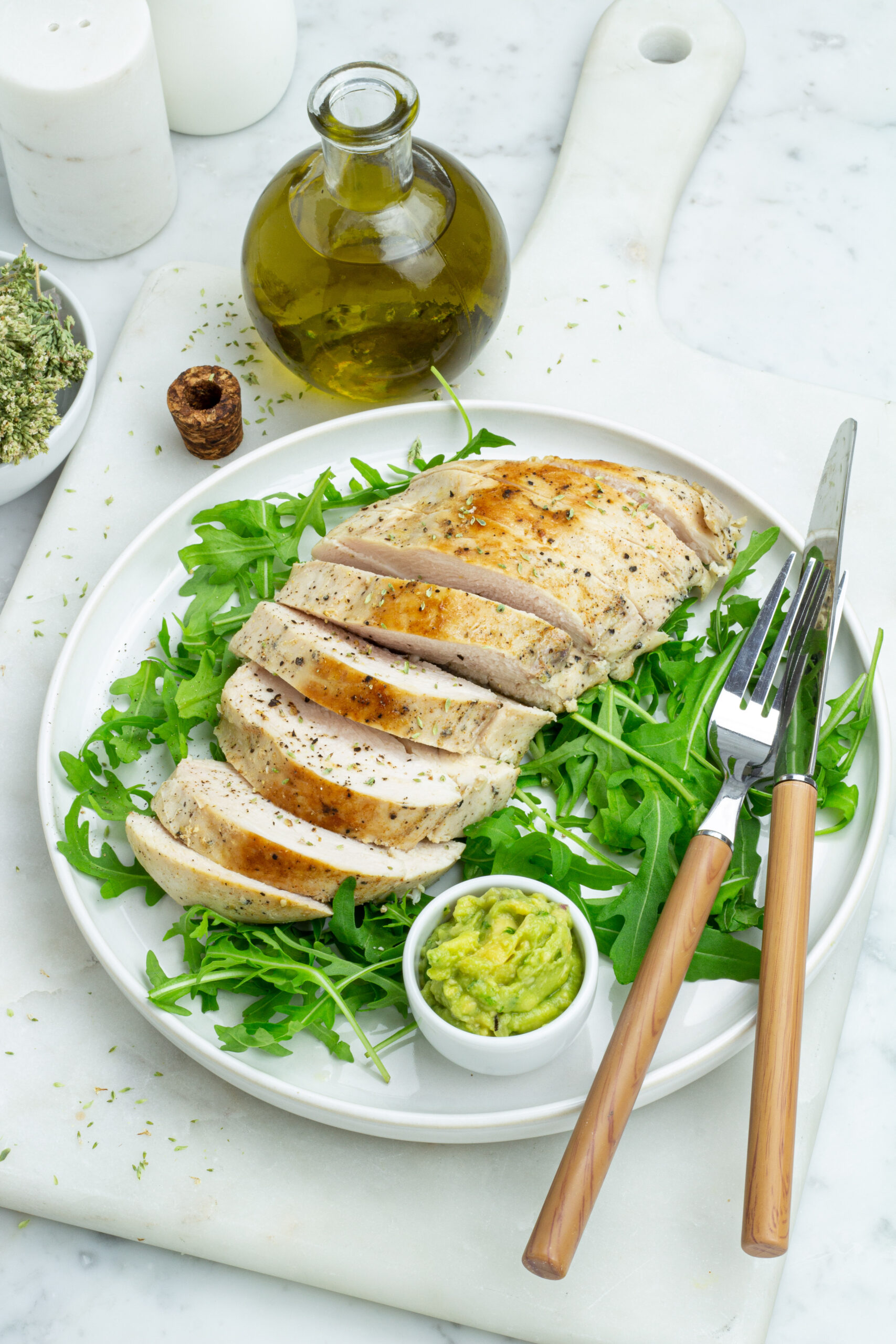 Petto di pollo cotto a bassa temperatura