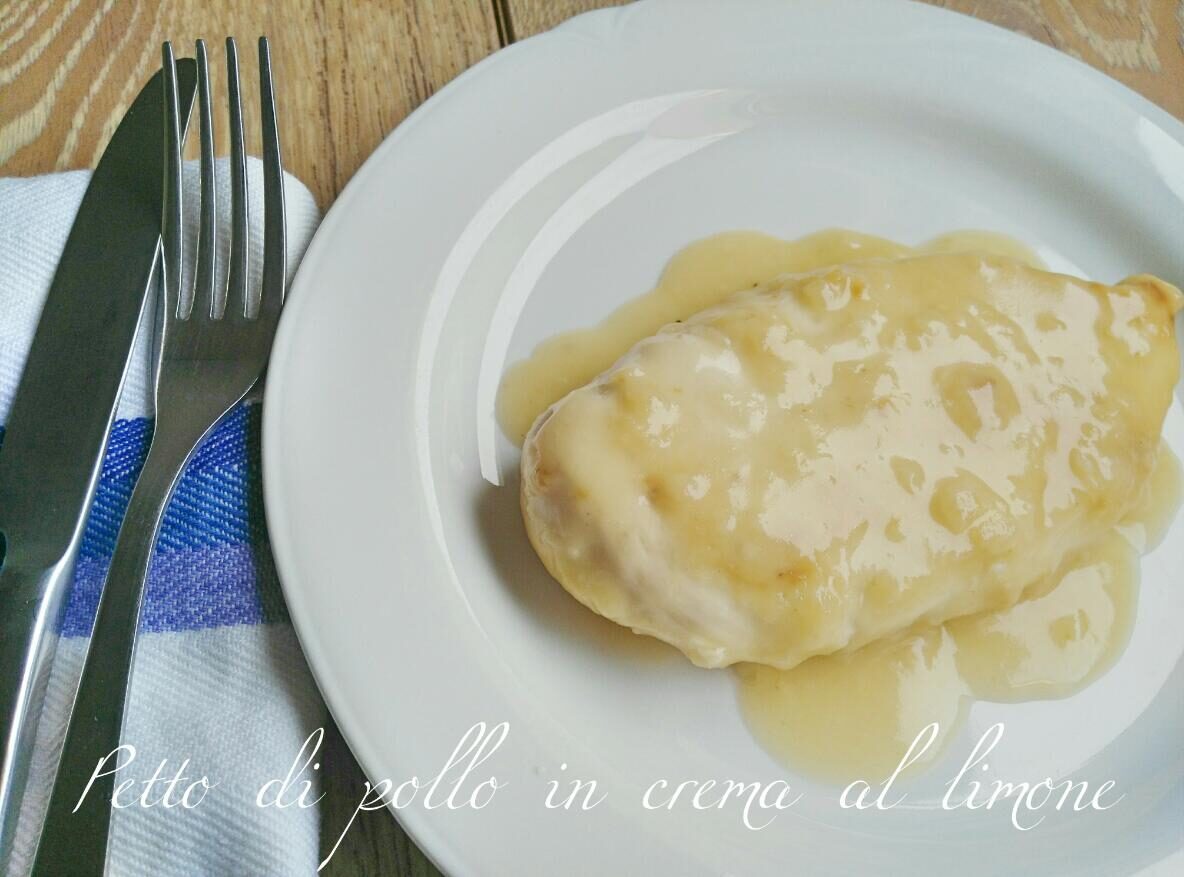 Petto di pollo in crema al limone