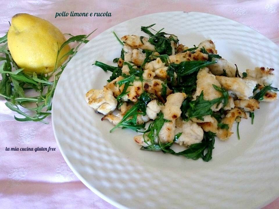 Petto di pollo limone e rucola